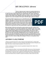 adverse claim annotation|INVOLUNTARY DEALINGS.